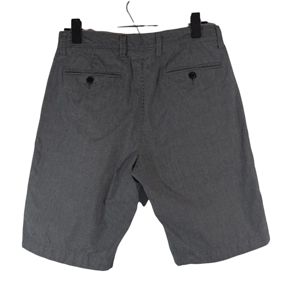 SOLD J. Crew Factory Blue Off White Stripe Flat Front Shorts Men's Size 30 - Picture 2 of 8